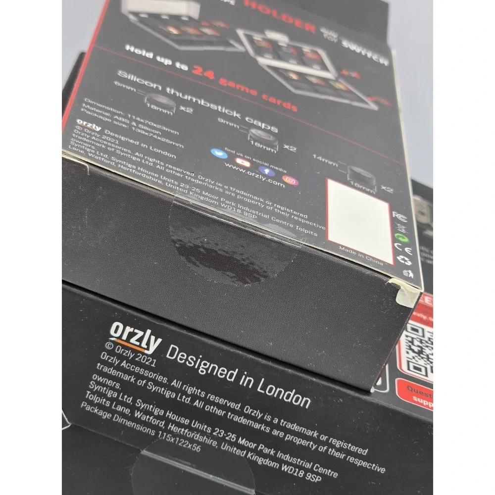 Orzly Ultimate Charging Station For Switch Oled & GAMECARD holder‎ Bundle New